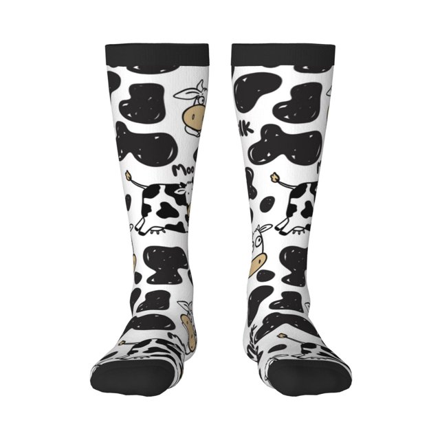 Balery Cow Calcetines novedosos Calcetines deportivos Calcetines hasta la rodilla Calcetines de algodón Calcetines originales y geniales
