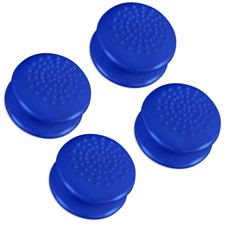 Fosmon Analog Stick Thumb Grips for Xbox One X/One S/One, Xbox 360Wii U Gamepad, Nunchuk PS4, PS3 - Blue