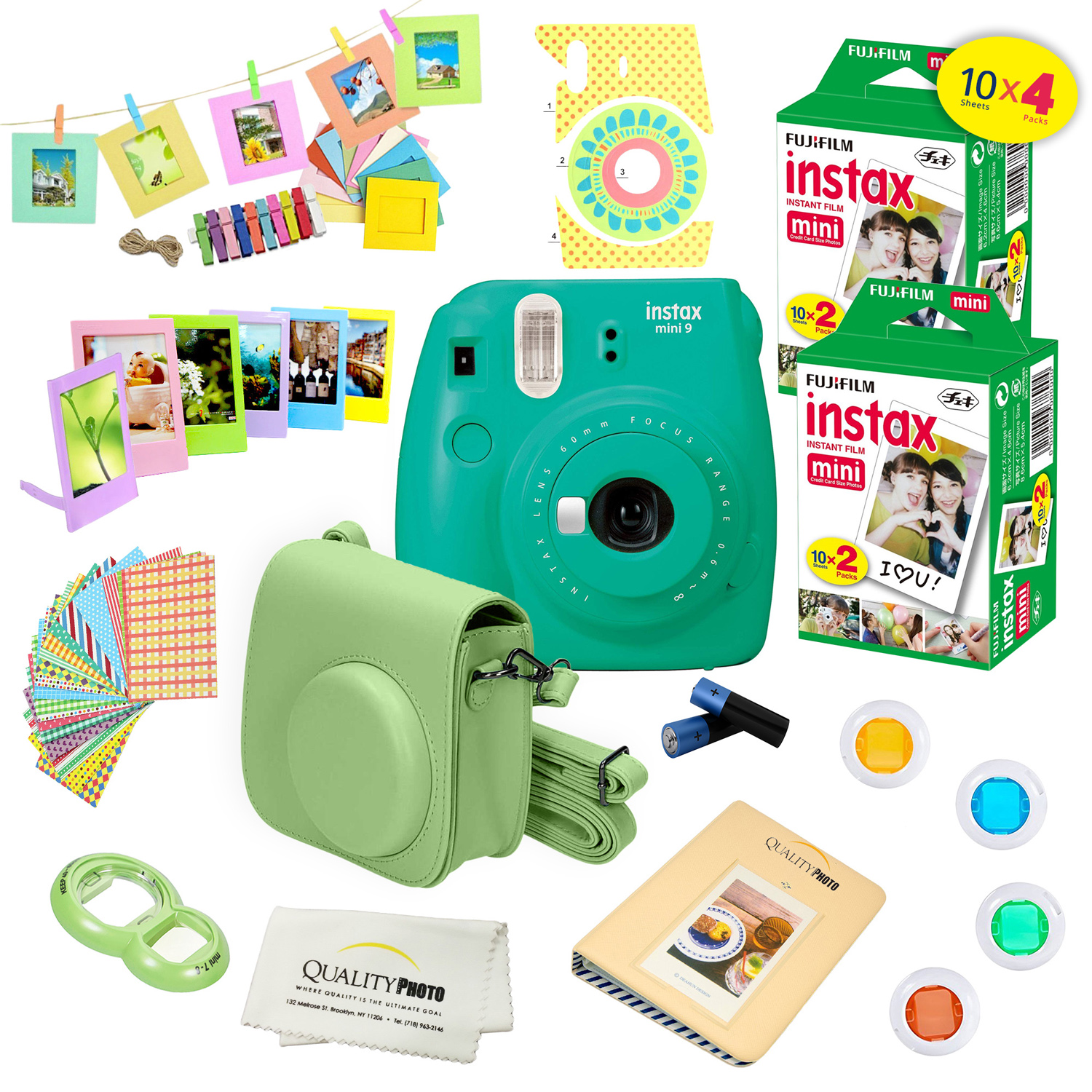 Fujifilm Instax Mini 9 Camera + Fuji INSTAX Instant Film(40 Sheets) 14