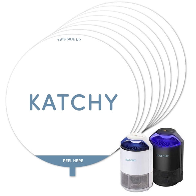 Recambios de placas adhesivas KATCHY Original Midnight, 8 unidades