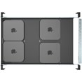 thumbnail image 6 of RackSolutions 1U Mini Rack Access Tool-Less Shelf for Four Apple Mac Mini with USB - Front Ports, Airflow Ducting, Compatible with 2010-2023 Mac Mini, Fits 2-Post & 4-Post Racks, 6 of 9