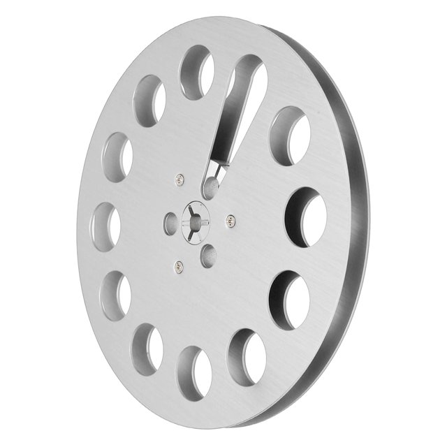1/4 7 Inch Empty Tape Reel Universal For Opening Machine Part Recording Takeup Reel, Aluminum Alloy 11 Hole Empty Takeup Reel For Reel To Reel Tape Machines Replacement