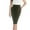 #6Army Green, variant on Byworldtasic Womens Skirts Women's Office Work Pencil Skirt Stretch High Waist Knee Length Bodycon for Business and Casual Wear