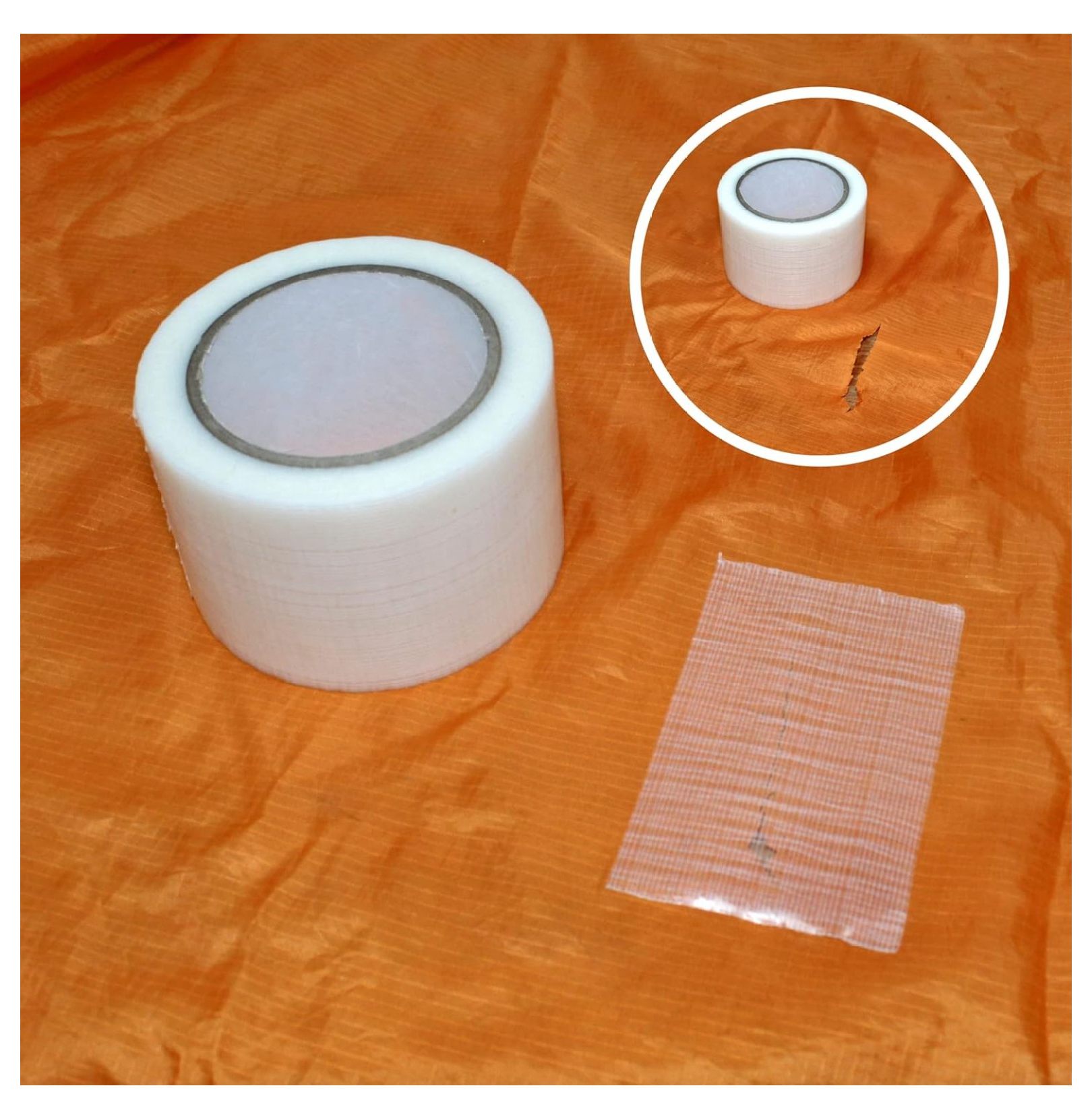 WOD DTTR6 Translucent Duct Tape, 6 inch x 30 yds. All-Purpose. Easy to Remove Tape for Discreet Repairs and Mounting. Residential, and Industrial Uses. For Greenhouse Repairs