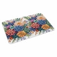 thumbnail image 2 of Colorful Summer Succulents Door Mat&nbsp;Indoor Outdoor Entrance, Non Slip Rug for Kitchen Bathroom Entryway Rug, Spring Floral Watercolor Washable Doormat Floor Mat for Office Home Decor 24x36 Inch, 2 of 8