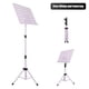 thumbnail image 1 of Soporte plegable para libros de música, soporte de escritorio de doble uso de metal con altura ajustable, 1 of 9