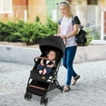 thumbnail image 2 of Costway Lightweight Baby Stroller Aluminium Frame with Net for Travel Black, 2 of 8