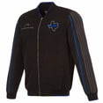 thumbnail image 2 of Men's JH Design Black Dallas Mavericks 2023/24 City Edition Nylon Full-Zip Bomber Jacket, 2 of 3