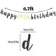 thumbnail image 1 of LINGTEER Happy 24th Birthday Party Decorations,24th Birthday Glitter Garland Banner - Chee LINGTEER LINGTEER, 1 of 2