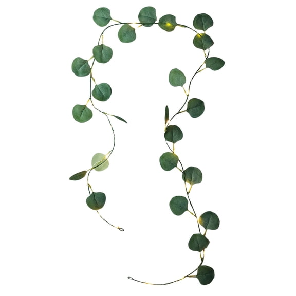 YCCMML Fairy Light Olive Vine Garland with Warm LED Lights, Waterproof Indoor Outdoor Courtyard Decorative Lamp