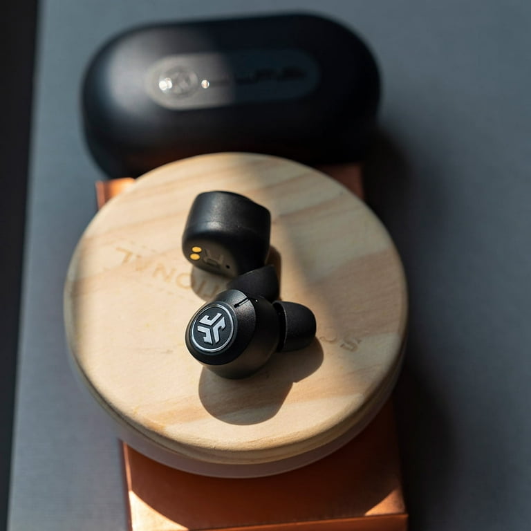 JLab Audio JBuds Air ANC True Wireless Bluetooth Earbuds Black Active Noise Canceling Low Latency Movie Mode Dual Connect IP55 Sweat