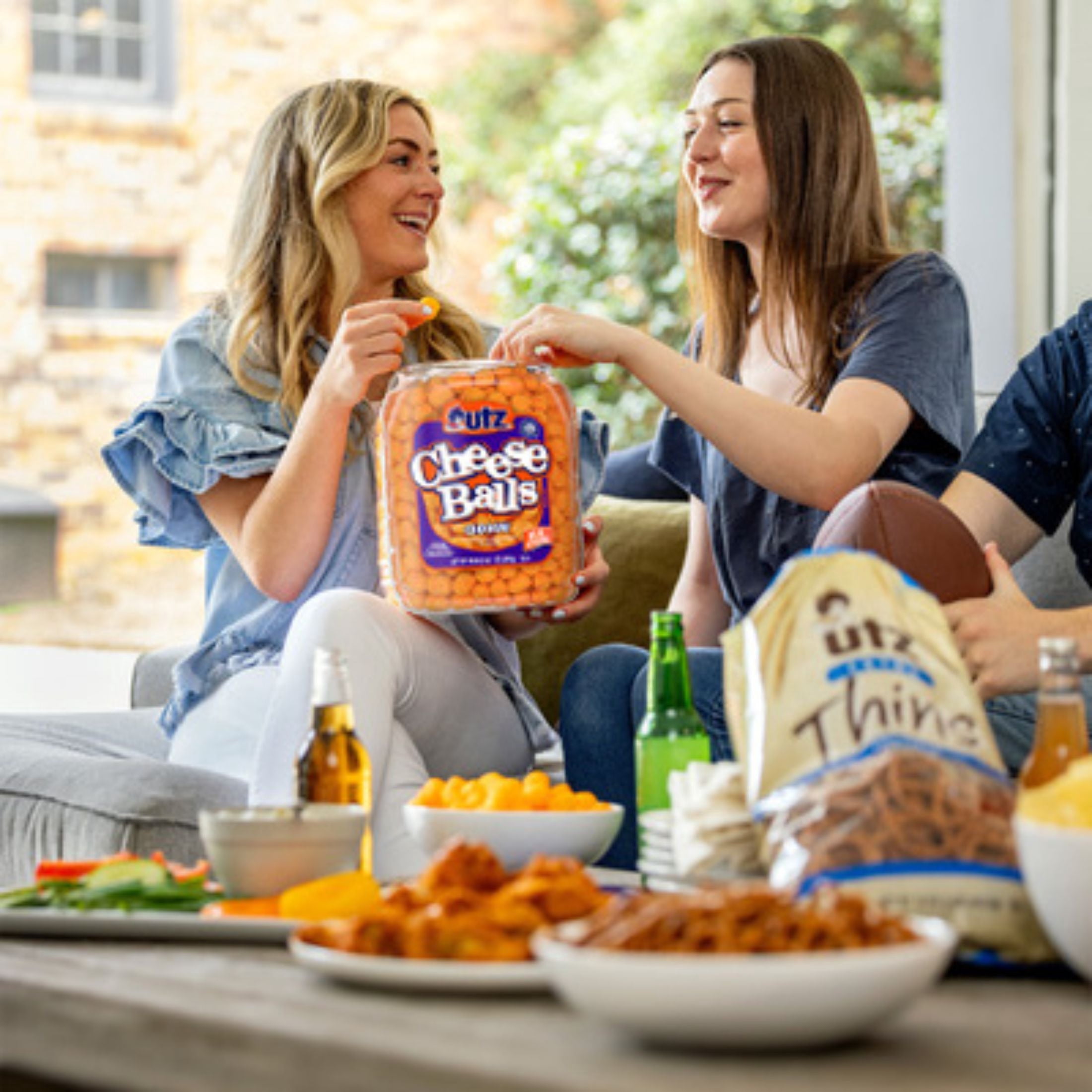 Utz Cheese Balls, 23 oz Barrel
