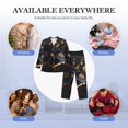 thumbnail image 7 of KLL Casino Cards Poker Sleepwear Mens Flannel Pajamas,Long Cotton Pj Set, 7 of 7