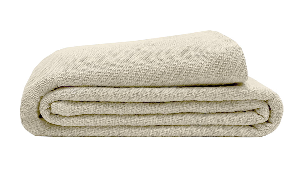 Details about   100% Organic Cotton Throw Blanket Oat Color Size Twin Lightweight Settle In New 