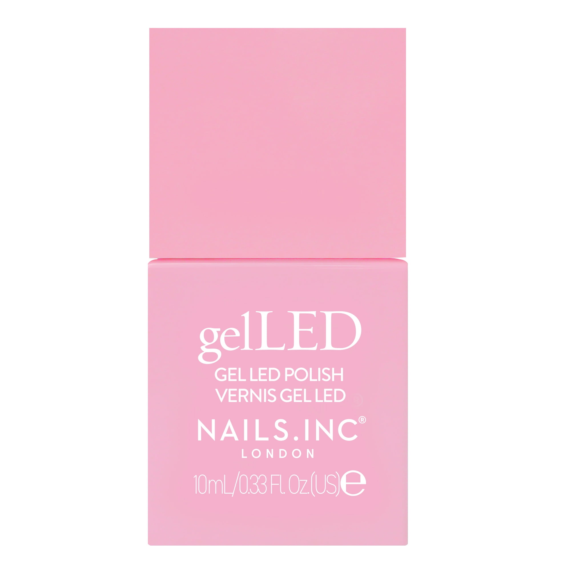 Nails.INC GelLED LED Gel Polish Manicure Starter Kit, Cures In 30 Seconds, At-Home Set