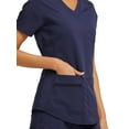thumbnail image 3 of Scrubstar Women's Ultimate Stretch Twill Criss Cross V-Neck Scrub Top WM12T900A, 3 of 8