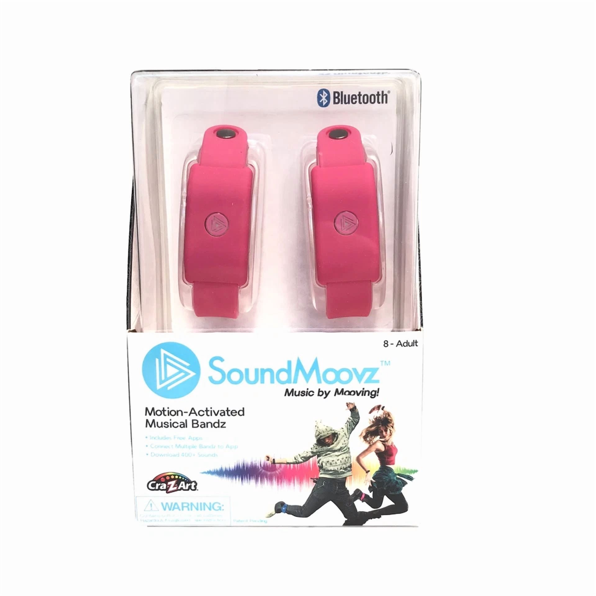 BUTTERFLY- Soundmoovz Musical Bandz By Cra-Z-Art - Pink New