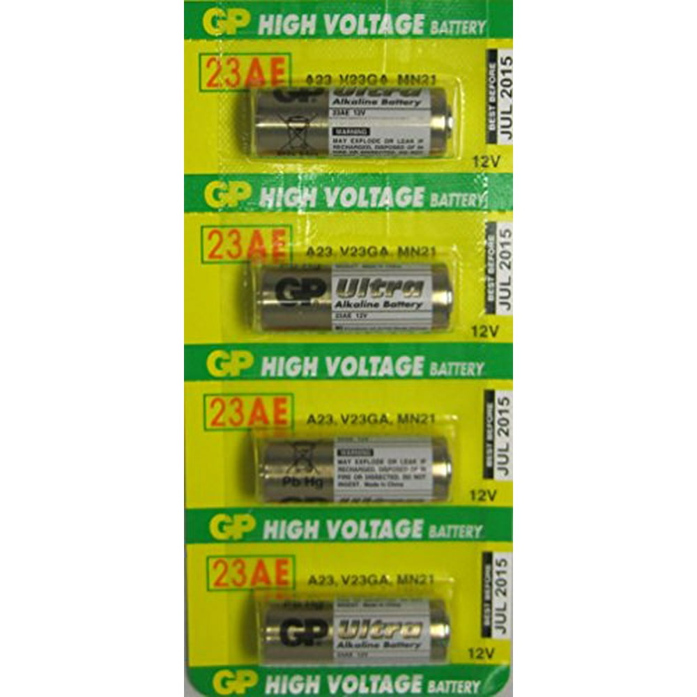 4 GP 23AE 12V Alkaline Batteries - Walmart.com - Walmart.com