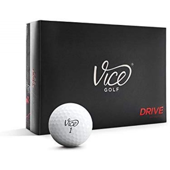 (White) - Vice Golf Drive Golf Balls (One Dozen)