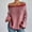 Red, variant on Sentmoon Clothes Women Round Neck Long Sleeve Striped 90s Outfits for Women Oversized Warm Loose Flowy Tops for Women Delightful Fall and Winter for Business Casual Beige XL