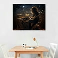 thumbnail image 2 of Nawypu  Canvas Wall Art Decor Meteor Night Sky View Artwork Canvas Prints for Living Room Bedroom Kitchen Office Stretched &amp; Framed Ready to Hang, 2 of 4
