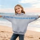 thumbnail image 3 of Sudaderas con capucha para niños y niñas, sudaderas casuales de manga larga, lindas sudaderas de gran tamaño con bolsillo de polar, chaquetas para niñas, 3 of 6