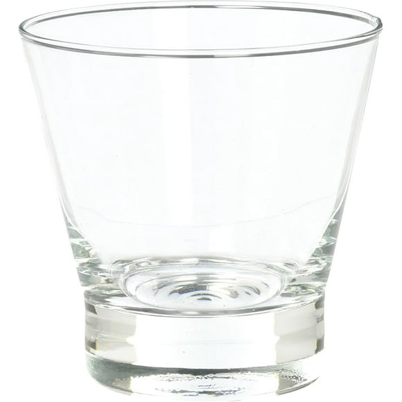 Arc International Barcraft Double Old Fashioned Glasses, 10.75 oz, Clear Glass Tumblers, Set of 4 – Premium Heavy-Base Whiskey & Cocktail Drinking Glasses