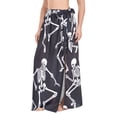 thumbnail image 2 of Women's Beach Swimsuit Cover Ups Bathing Suit Coverups Bikini Wrap Dress for Swimwear Skeletons Dancing M, 2 of 7