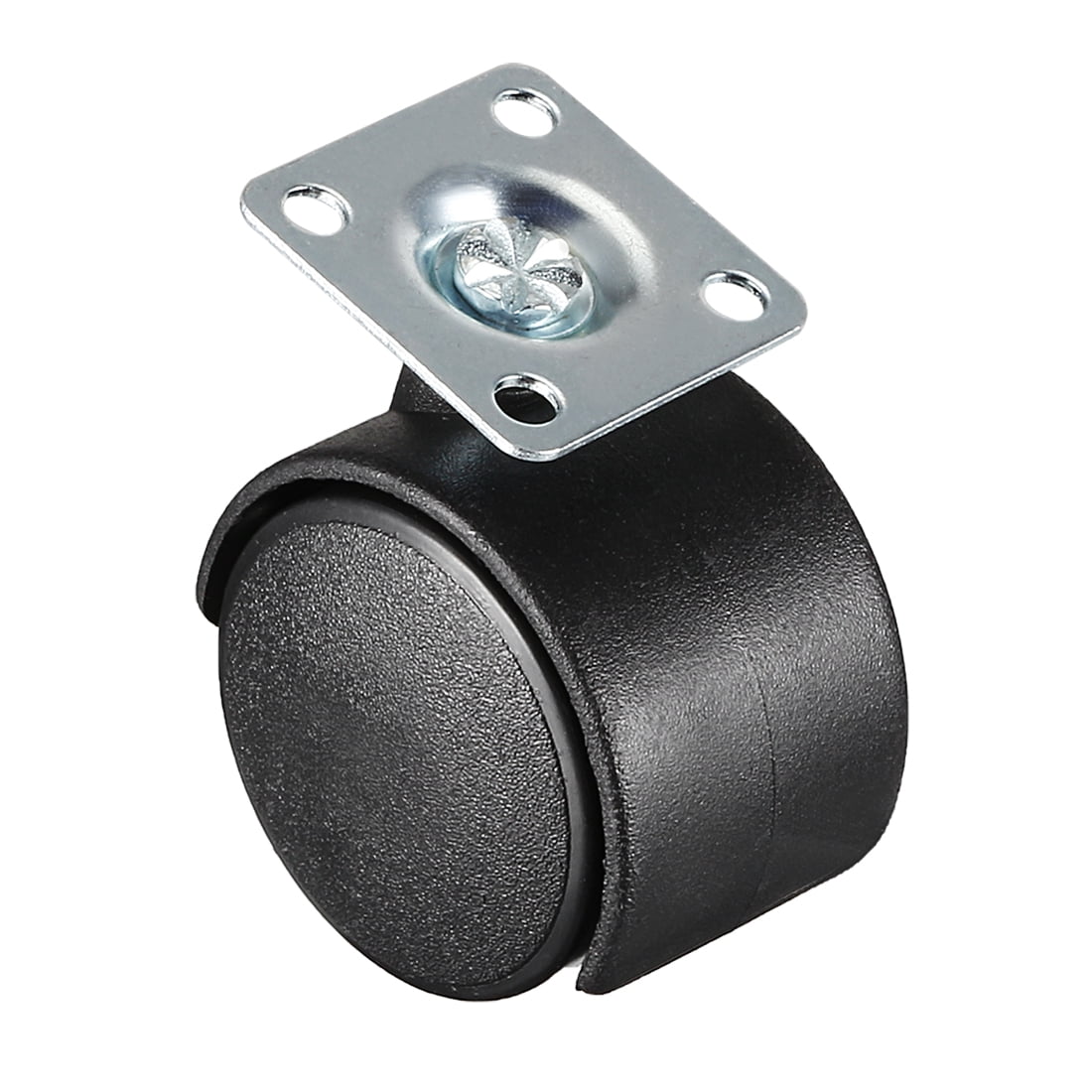 Swivel Casters 1.25'' Nylon 360 Degree Top Plate Caster Wheels 4 Pcs