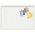 thumbnail image 2 of PinPix 26x18 Custom Cork Bulletin Board Modeco Hex Grey Poster Board Has a Fabric Style Canvas Finish, Framed in Modeco Hex Grey, by ArtToFrames (PinPix-1538), 2 of 5