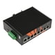 thumbnail image 2 of Conmutadores Ethernet industriales, carril DIN no administrado de 8 puertos, menos de 40 a 75 grados centígrados, interruptor de red de entrada de 12 a 58V CC, 2 of 8