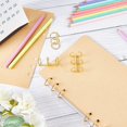 thumbnail image 5 of 12 x 3 Ring Binders, Guest Book Ring, Metal Loose Leaf Ring, Hinged Ring for Notebook and Album, 5 of 5