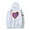 White, variant on Eurovision 2025 Heart Hoodies Eurovision Song Contest Merch Women Men Casual Long Sleeve Sweatshirt Fashion Clothes