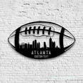 thumbnail image 4 of Craftnamesign Custom Atlanta Skyline Metal Sign LED Light, American Football Sign, Football Decor, 4 of 5