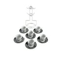 thumbnail image 2 of Gibson 65631.13RM Home Expressions Espresso Saucer & Cup Set w/ Stand, 2 of 6