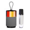 thumbnail image 2 of Karaoke Machine, InsCrazy Speakers with Microphone for Kids Adults, Bluetooth Speaker Wireless Karaoke Speaker Outdoor Portable with Microphone Singing RGB Luminous Small Speaker, 2 of 5