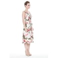 thumbnail image 4 of Robe Luau Élastique Hawaïenne pour Femmes en Rafelsia Crème, 4 of 4