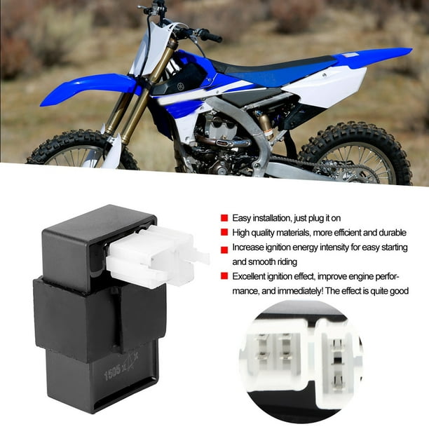 Modulo De Encendido CDI Del Motor, Caja De Encendido CDI De Motocicleta Negra Antienvejecimiento De 6 Pines Para Moto De Cross Para ATV