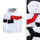 thumbnail image 2 of Hombres Sudaderas Con Capucha Casuales Otoño Invierno Manga Larga Costura Outwear (Blanco) (Xl) -185631.03 Tmvgtek Mujer, 2 of 8