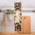 thumbnail image 4 of EQWLJWE Cat Funny Hand Towels for Bathroom Kitchen - Cute Decorative Cat Decor Hanging Face Towels Super Absorbent Soft-Unique Valentines Day Mothers Day Birthday Gifts for Women Cat Lovers, 4 of 5