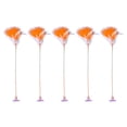 thumbnail image 1 of Juguete interactivo para gatos con plumas, base de ventosa, resorte de alambre, 5 uds., 1 of 5