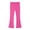 X222 Hot Pink, variant on Bysome Toddler Girls Flared Pants Casual Slim Fit Solid Color Trousers High Waist Stretchy Fall Pants Size 3-4 Years
