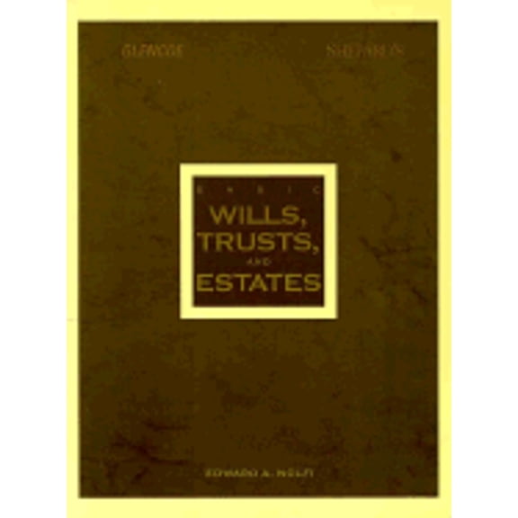 Pre-Owned Basic Wills, Trusts, and Estates