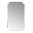 thumbnail image 2 of Vinnova Sabadell Octagon Stainless Steel Framed Wall Mirror 24"W x 40"H - Brushed Gold, 2 of 5