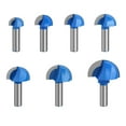 thumbnail image 5 of 1/2 Shank Round Nose Two Flutes Router Bit Woodworking Cove Bit Solid Carbide 12.7X34.9, 5 of 6