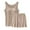 Khaki, variant on GHSOHS Sleepwear Pajamas for Women Set Maternity Clothes Spring and Summer Casual Solid Padded Tank Top Shorts Set Home Pajamas Set 2 Piece Outfits Nightwear Pj Lounge Sets Shorts Outfits Set
