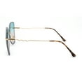 thumbnail image 3 of Womens Expose Lens Bow Shape Butterfly Chic Sunglasses Gold Green Grey, 3 of 4