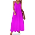 thumbnail image 1 of Nuevo vestido sin mangas de color sólido magenta definitivo vestidos de fiesta ropa estética vestido morado, 1 of 7