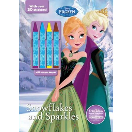 Download Snowflakes and Sparkles Coloring Book with Crayons (Disney ...