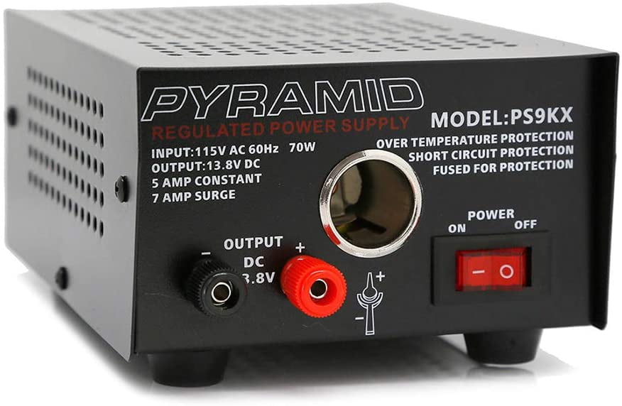 Pyramid Car Audio PS9KX Supply (70 Watts Input, 5 Amps Constant)
